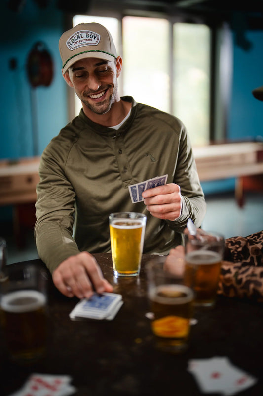 Monroe Henley Shirt - Olive